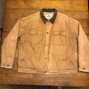 Woolrich Sherpa lined canvas work coat XXL